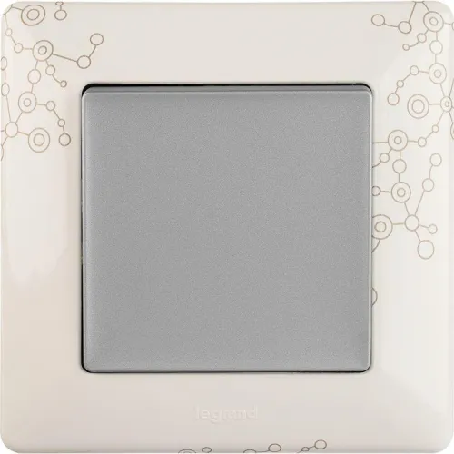 Выключатель 1-кл. СП Valena Life 10А IP20 250В 10AX с лицев. панелью безвинтов. зажимы механизм алюм. Leg 752601 фото 4