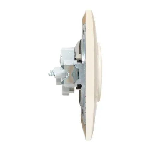 Розетка 1-м СП Валенсия 10А IP20 без заземл. защ. шторки крем. PROxima EKF EWR10-022-20 фото 6