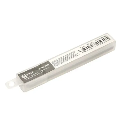 Набор сегментированных лезвий 9мм НС-10 Master EKF cm-s10-ms фото 4
