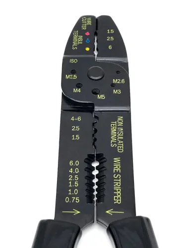 Пресс-клещи для изолированных и неизолированных кабельных наконечников 0.75-6кв.мм FELO 59232040 фото 5