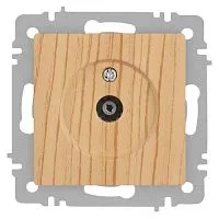 Розетка телевизионная одиночная TV СП Accent 6-301-11 IP20 сосна Intro Б0063622