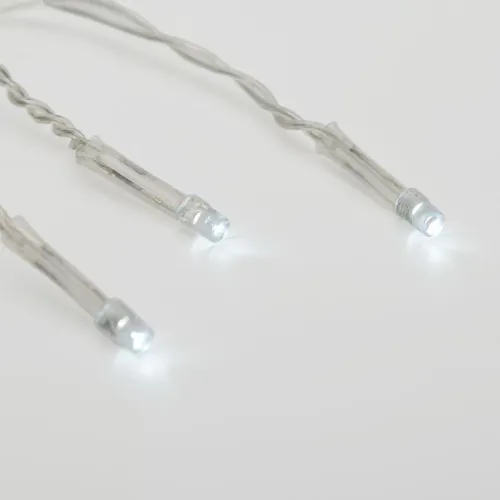 Гирлянда светодиодная "Светодиодный Дождь" 3х2м LED бел. свечение с динамикой провод прозр. 230В Neon-Night 235-095 фото 5