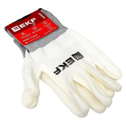 Перчатки рабочие PROFI Touch для чистовых работ (15 класс 9 размер) Expert EKF pe15pm-9-exp фото 4