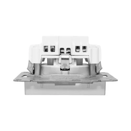 Розетка СП Эпика 16А с заземл. без защ. шторок механизм алюм. EKF UP1-SOA-110 фото 2