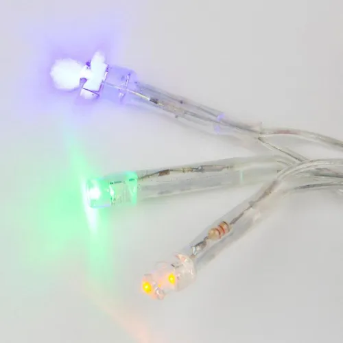 Гирлянда LED ULD-S1000-090/STA MULTI IP20 10м 90 диодов разноцвет. свет провод прозр. Uniel UL-00007179 фото 2