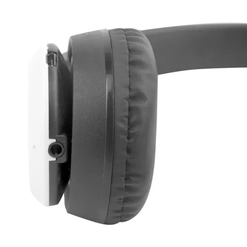 Наушники накладные с микрофоном беспроводные ELX-BTHP01-C01 FM MP3 коробка бел. ERGOLUX 15356 фото 7