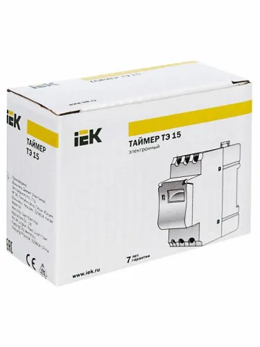 Таймер цифровой ТЭ15 16А 230В на DIN-рейку KARAT IEK MTA10-16 фото 9