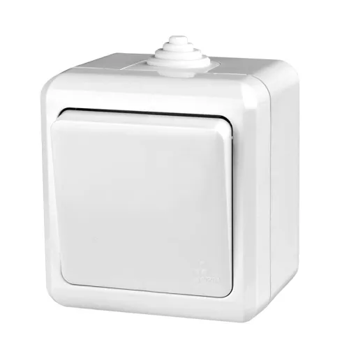 Выключатель 1-кл. ОП Dita IP54 10А 250В бел. TOKOV ELECTRIC TKL-DT-V1-C01-IP54 фото 2