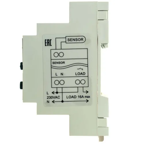 Термостат для управления системой электрообогрева на кровлях/площадках по темпер. воздуха EXTHERM Th-roof фото 2