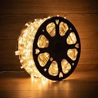 Гирлянда светодиодная "LED ClipLight" шаг 15см 665LED тепл. бел. 80Вт 12В IP65 эффект мерцания flashing бел.; провод ПВХ прозр. (уп.100м) Neon-Night 325-166