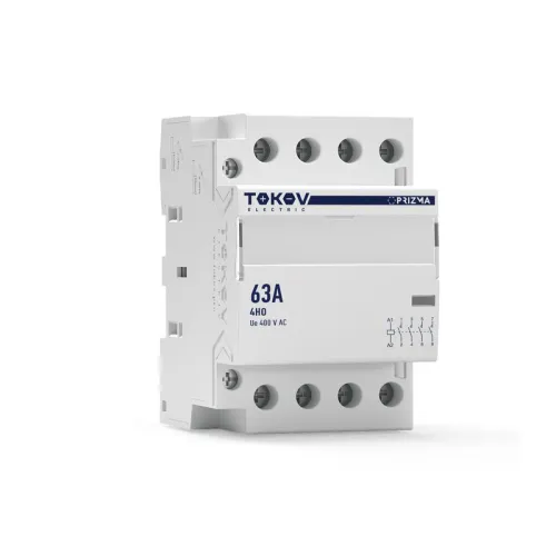 Контактор модульный 54мм 63А 230В АС 4НО PRIZMA TOKOV ELECTRIC TKE-PZ-MC-3-63-230-40
