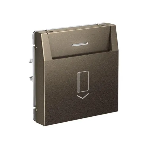 Выключатель карточный ArtGallery 10А без задержки времени быстрозажим. клем. мокко SE GAL000614S фото 2