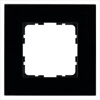 Рамка 1-м G-Glass стекло черн. Black Glass Jasmart G1001GB