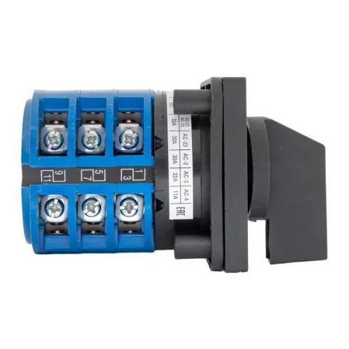 Переключатель кулачковый ПК-1-43 3П 32А "1-0-2" EKF pk-1-43-32 фото 2