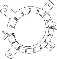 Манжета для трубы 155х26.6 TCX-110 OBO 7202207_V1