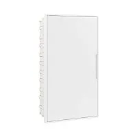 Щиток встраиваемый FRAME 36мод. с бел. дверцей с 4 шинами PEN (2шт на 8 отверст. и 2шт на 10 отверст.) бел. DKC F36B1WW