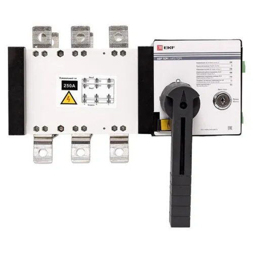 Устройство автоматического ввода резерва АВР 3п 250А 230В ТСР1 PROxima EKF ats-tsr1-250A-3p-pro фото 3