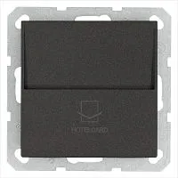 Выключатель карточный 10А IP20 отельный механизм антрацит Jasmart G6209B
