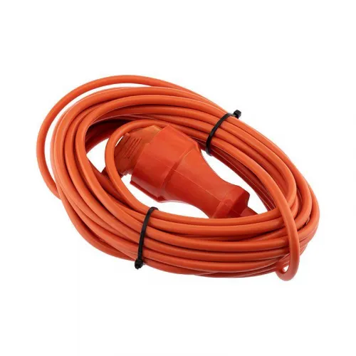 Удлинитель-шнур ПВС 3х0.75 10м с заземл. 6А 1300Вт IP44 оранж. PROCONNECT 11-7108 фото 3