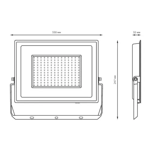 Прожектор светодиодный Elementary 150Вт 6500К IP65 12750лм ПРОМО G2 черн. GAUSS 613100150P фото 6