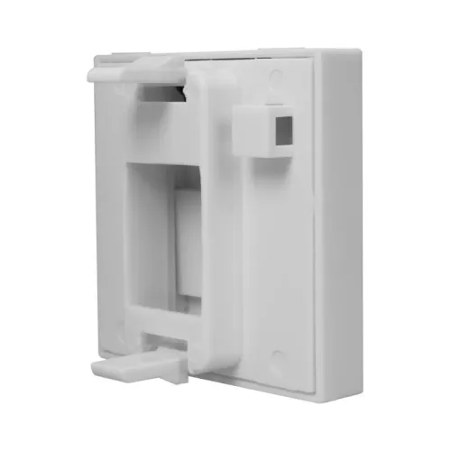 Панель лицевая 1 порт 45х45 Keystone шторка SUPRLAN 10-0304 фото 3