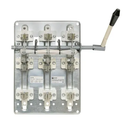 Разъединитель-предохранитель РПБ-1 100А правый привод без ППН Basic EKF rpb-r-100 фото 3