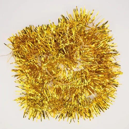 Гирлянда светодиодная "Мишура" 1.5м 10LED зол. тепл. бел. 0.1Вт IP20 провод ПВХ прозр. элементы питания 2хAA (не в компл.) Neon-Night 304-012 фото 5