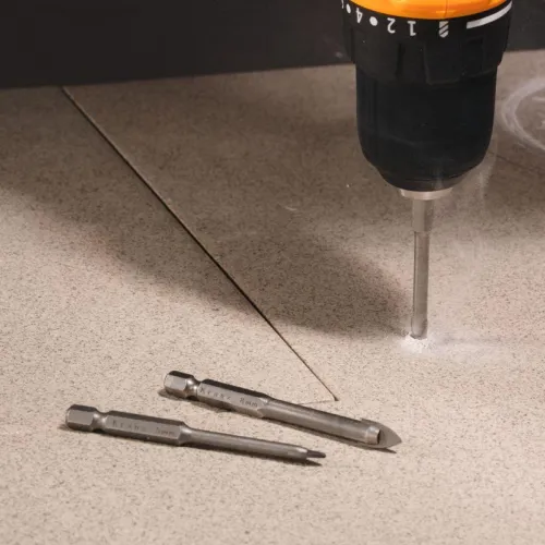 Набор сверл по керамической плитке 5-6-8мм шестигранный хвостовик Kranz KR-91-0655 фото 2