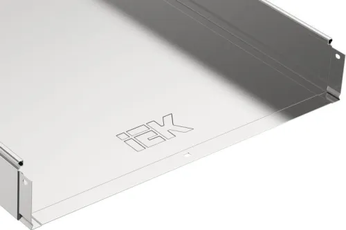 Лоток листовой неперфорир. 500х100 L3000 сталь 1.2мм IEK CLN10-100-500-3