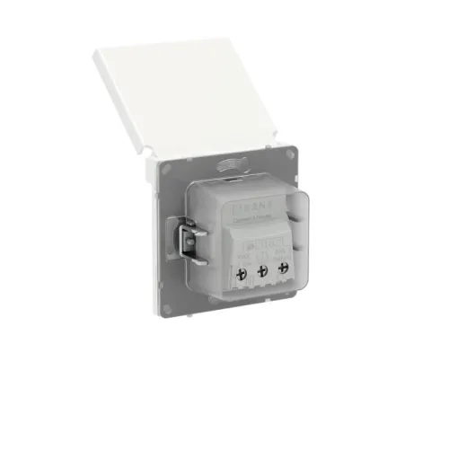 Розетка силовая KANT IP44 2P+E защ. шторки с крышкой бел. магнолия DKC 7000013 фото 5