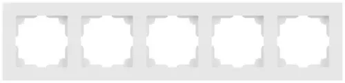 Рамка 5-м СП Accent 6-505-01М бел. матов. Intro Б0063722