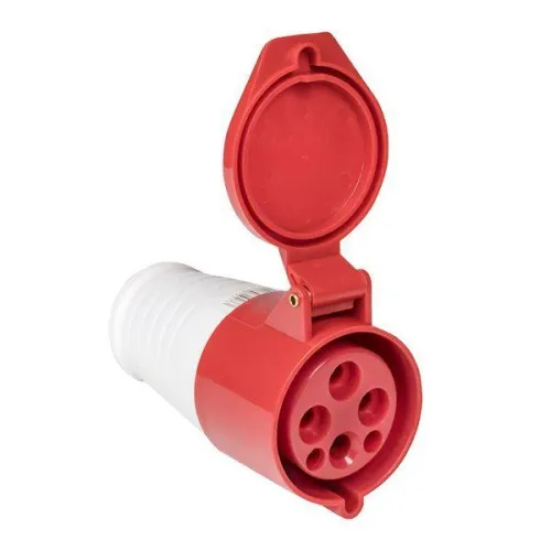 Розетка кабельная 16А 380В 3P+РЕ IP44 (214) EKF ps-214-16-380 фото 7