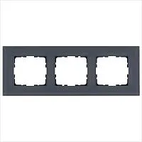 Рамка 3-м G-Glass стекло маренго Jasmart G1003GC