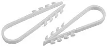 Дюбель-хомут 11-18мм для круглого кабеля NO-224-223 бел. (уп.100шт) Эра Б0066304