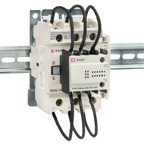 Контактор для конденсатора КМЭК 25квар 400В 2NО+1NC PROxima EKF ctrk-s-63-25-400 фото 5