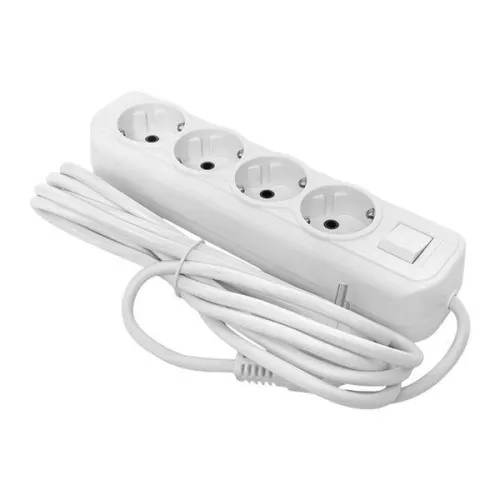 Удлинитель 4х2м с заземл. 16А IP20 Эксперт 3.0кВт с выкл. ПВС 3х1 PROxima EKF UBA16-310-4-02i фото 2