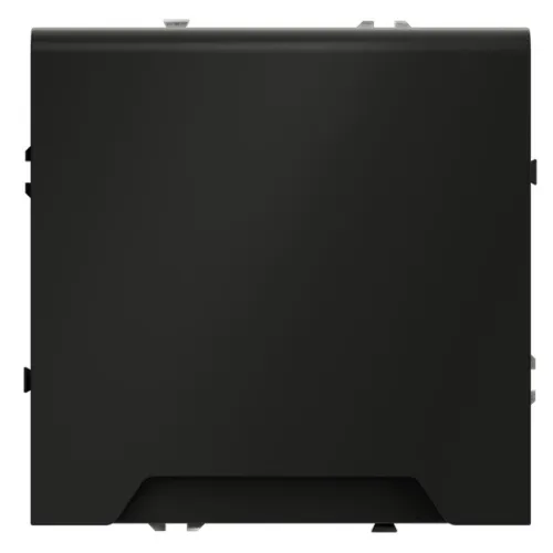 Розетка 1-м СП S70 16А с заземл. защ. шторки + крышка механизм черн. матов. Voltum VLS040308