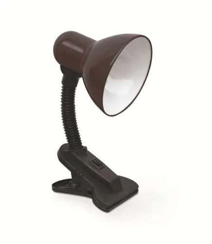 Светильник настольный СНП 21Ч 40Вт E27 230В под лампу на прищепке с подвесом черн. IN HOME 4690612046822