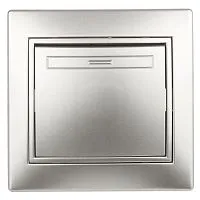 Переключатель промежуточный 1-кл. СП Plano 1-108-03 10А IP20 250В алюм. Intro Б0053820