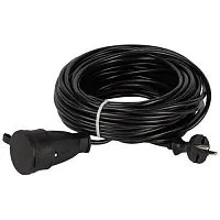 Удлинитель-шнур 1х0м без заземл. ПВС 2х0.75 GREEN LINE BUH-6-20m Эра Б0065138