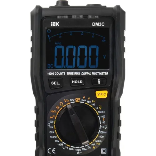 Мультиметр цифровой DM3C ARMA2L 5 IEK A2L5-DM13-03 фото 3