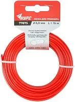 Леска для садовых триммеров "Круглая" 3.0ммх15м КУРС 77875