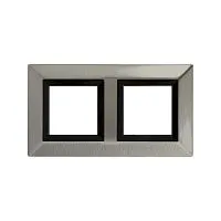 Рамка 2-м 4мод. Avanti метал. никелир. DKC 4409854