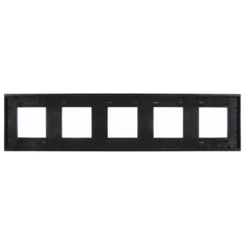 Рамка 5-м SKANDY SK-F35Bl металл черн. IEK SK-M52-M-K02 фото 4