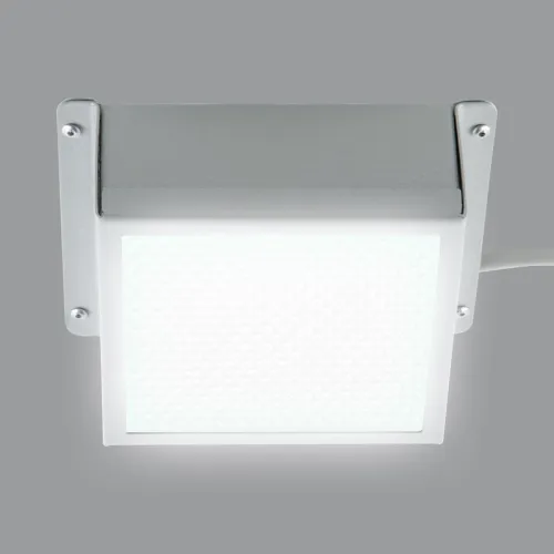 Светильник светодиодный ULP-1010 7W/4000K IP40 GRILYATO WHITE 7Вт 4000К IP40 630лм 100х100х37 потолочный встраив. грильято рассеив. призма с источником питания бел. Uniel UL-00007426 фото 2
