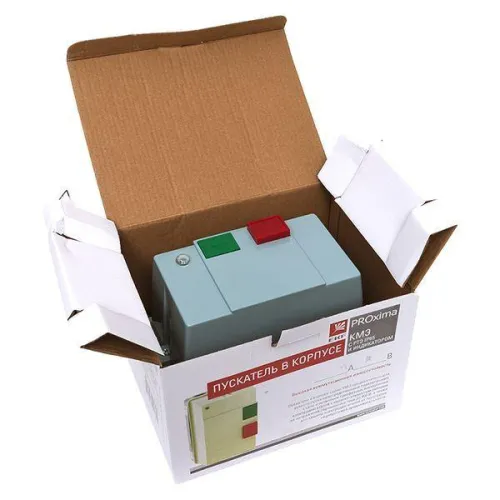 Пускатель магнитный КМЭ 25А 230В с РТЭ и индикатором PROxima в корп. IP65 EKF ctrp-r-25-230v-led фото 6