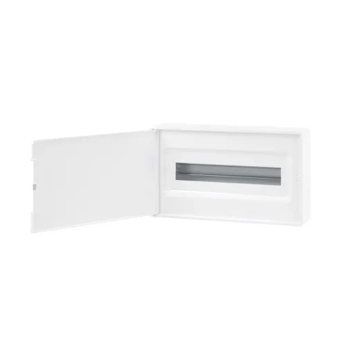 Щиток настенный FRAME 18мод. с бел. дверцей с 2 шинами PEN на 8 и 10 отверст. бел. DKC F18W1WW фото 3