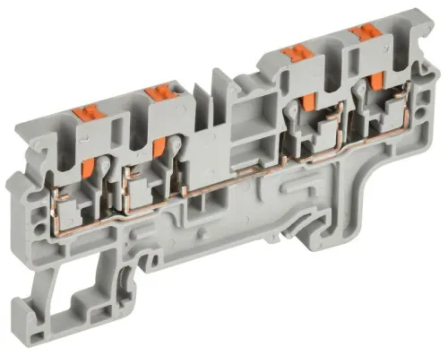 Колодка клеммная CP-MC 4 вывода 2.5кв.мм сер. IEK YCT22-00-4-K03-002