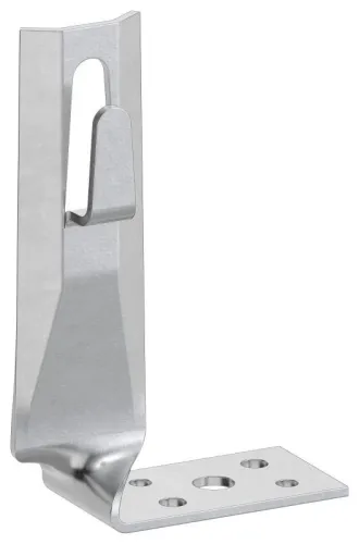 Держатель проводника круглого 6-8мм угловой скрыт. H=140мм оцинк. сталь IEK ZDP87-11-1-68-140