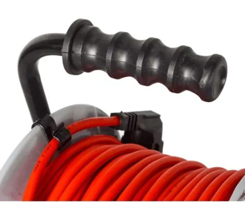 Удлинитель на метал. катушке 4х30м IP44 СУ-3х1.5-30/3 с выкл. Ресанта 61/118/7 фото 4